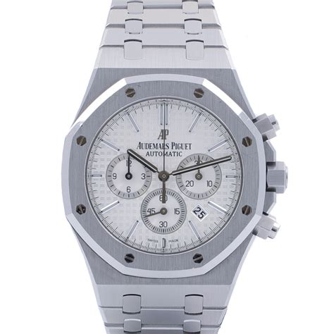 audemars piguet royal oak chronograph white dial